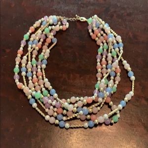 Multi strand necklace.